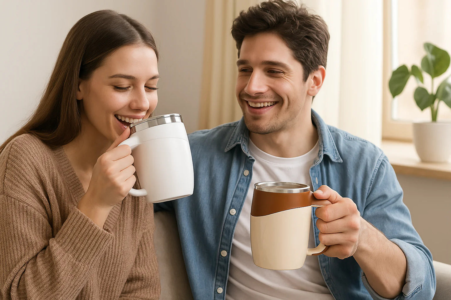 Cozy Stir Mug ☕ – Self-Mixing Magic for Coffee Lovers