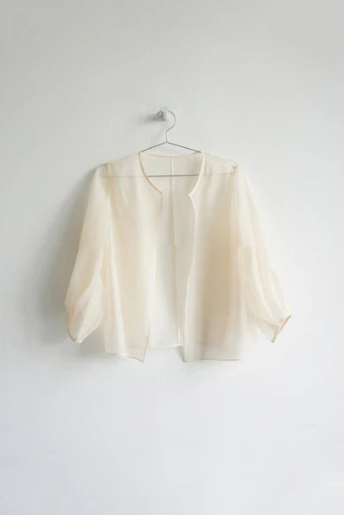 Sun Protection Sheer Organza Blouse